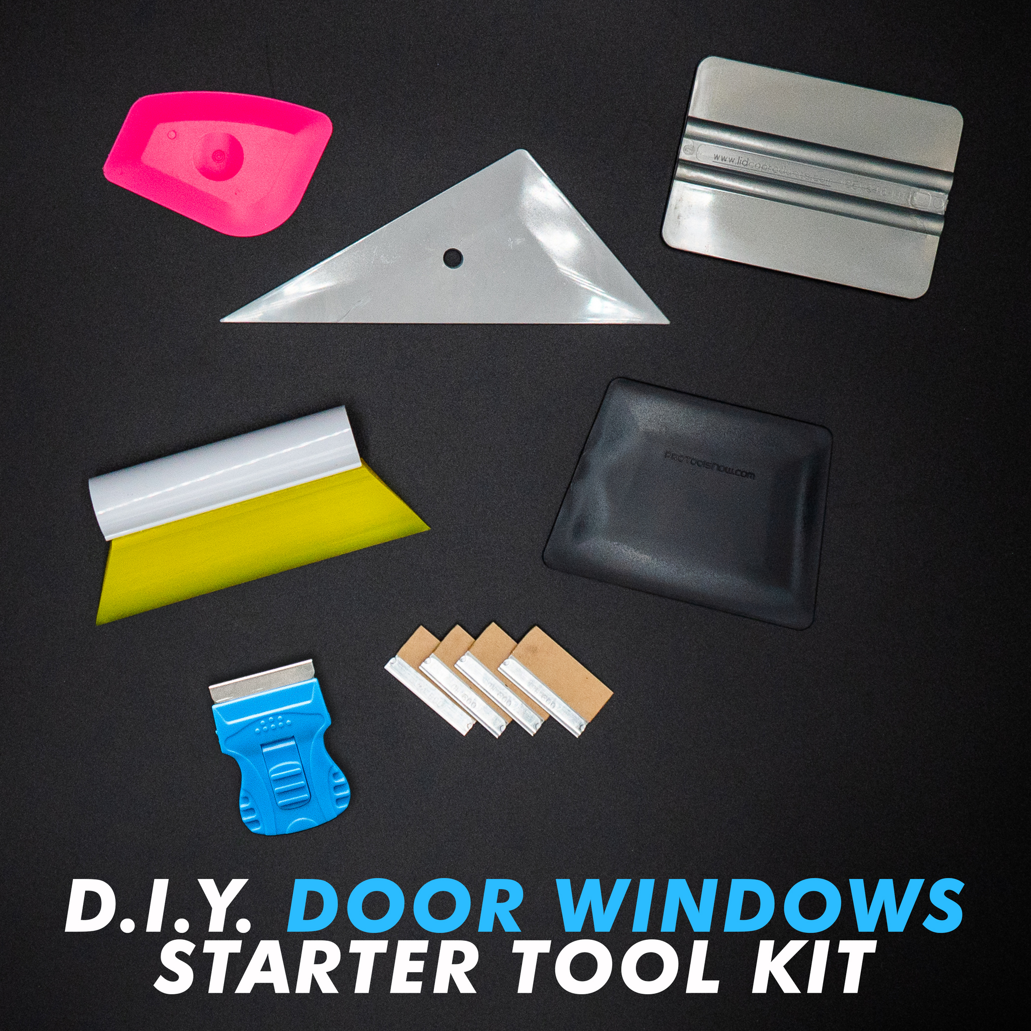 Starter Door Window Tint Tool Kit