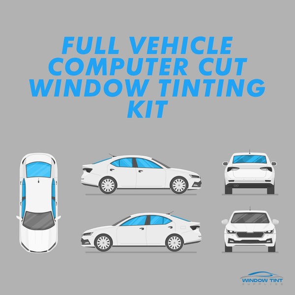 Automotive Car Heat Control Window Tinting Kit Precut Window Tinting  Computer Cut Out Front Side Windows